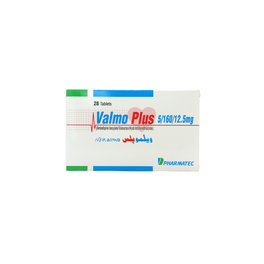 Valmo Plus 5mg 160mg 12.5mg Tablets