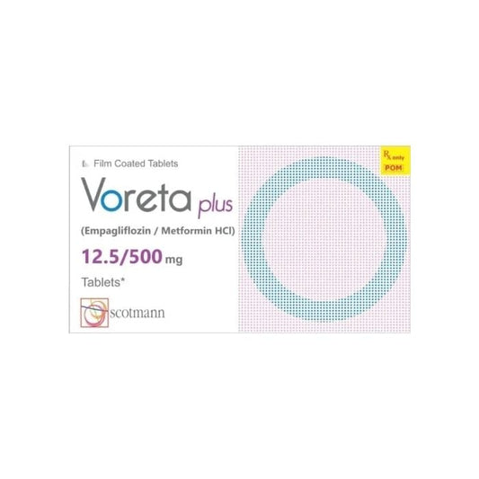 Voreta plus tab 12.5/500mg 14s