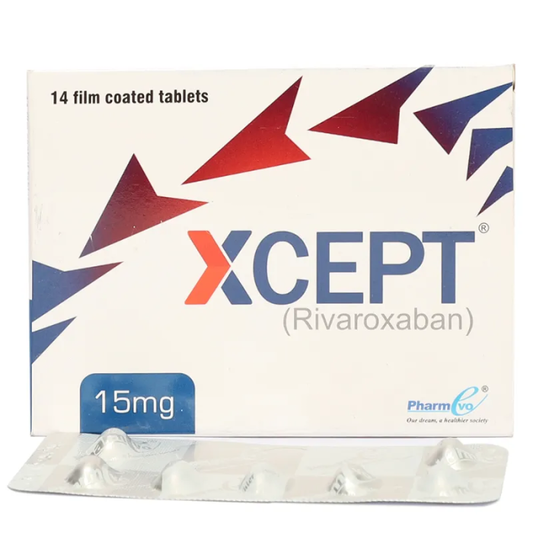 Xcept 15mg Tablets