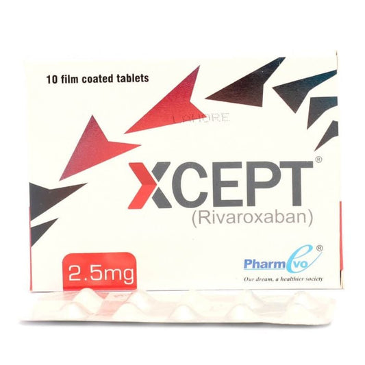 Xcept 2.5mg Tablets 10s