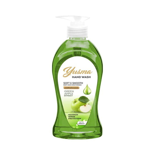 Yusma Hand Wash 400ml Green Apple Extract