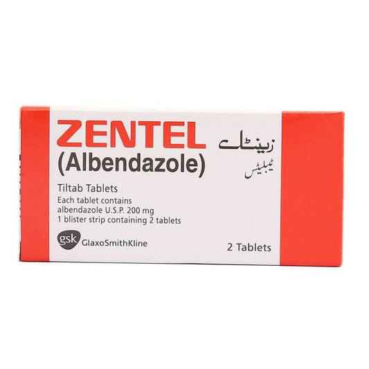 Zentel 200mg Tablets