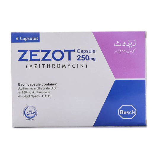 Zezot 250mg Capsules