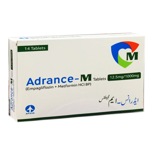 Adrance M 12.5mg 1000mg Tablets