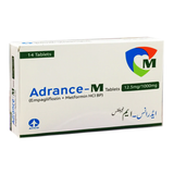 Adrance M 12.5mg 1000mg Tablets