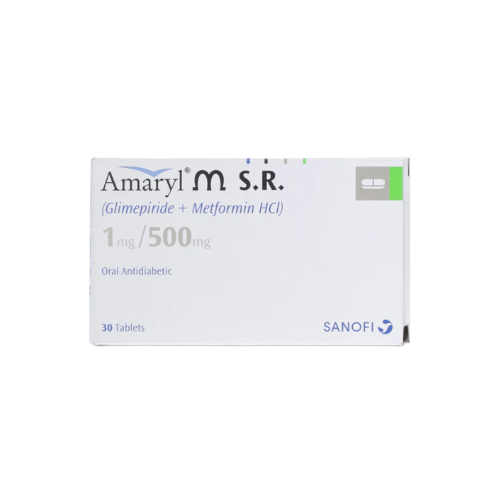 Amaryl Msr 1mg 500mg Tablets