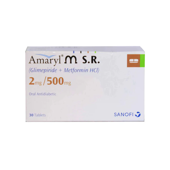 Amaryl Msr 2mg 500mg Tablets