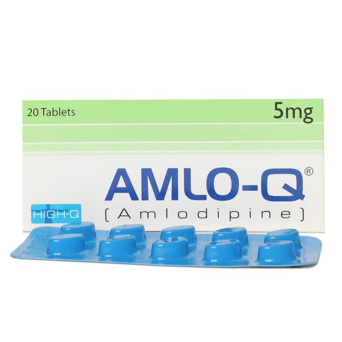 Amlo Q 5mg Tablets