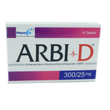Arbi D 300 25mg Tablets