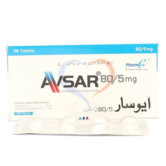 Avsar 5 80mg Tablets