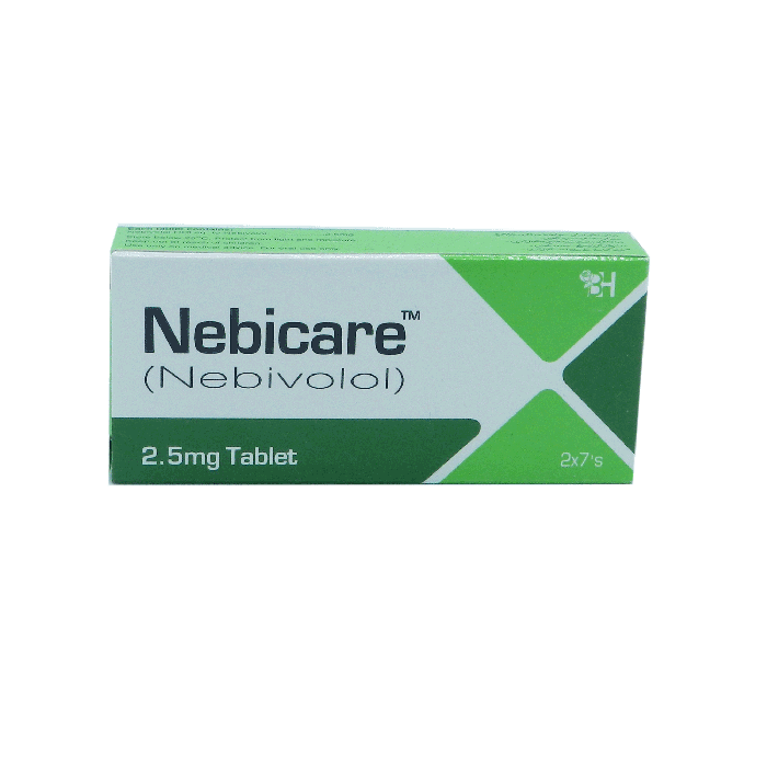 Nebicare 2.5mg Tablets 14s