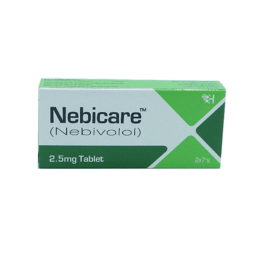 Nebicare 2.5mg Tablets 14s