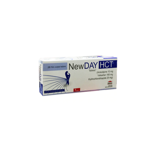 New Day Hct 10mg 160mg 25mg Tablets