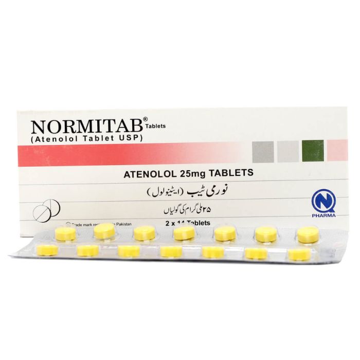 Normitab 25mg Tablets