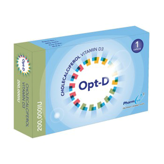 Opt D Capsules 200000iu 1s