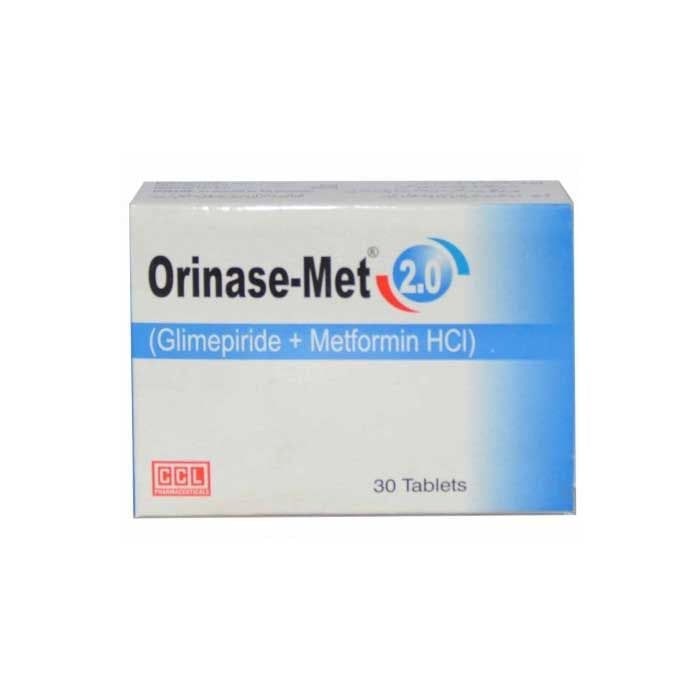 Orinase Met 2.0mg Tablets