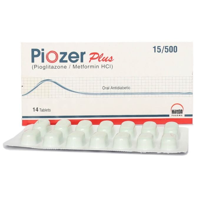 Piozer Plus 15 500mg Tablets