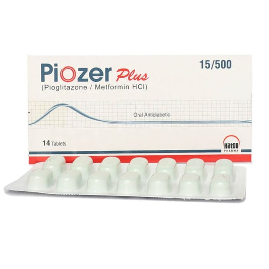 Piozer Plus 15 500mg Tablets