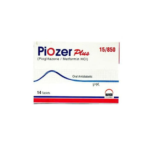 Piozer Plus 15 850mg Tablets