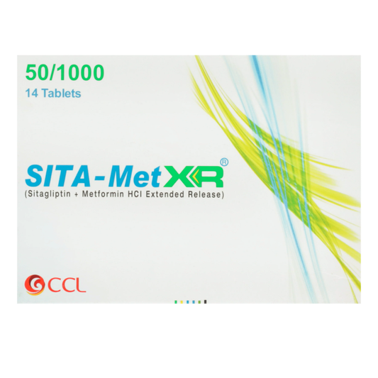 Sita Met Xr 50mg 1000mg Tablets 14s