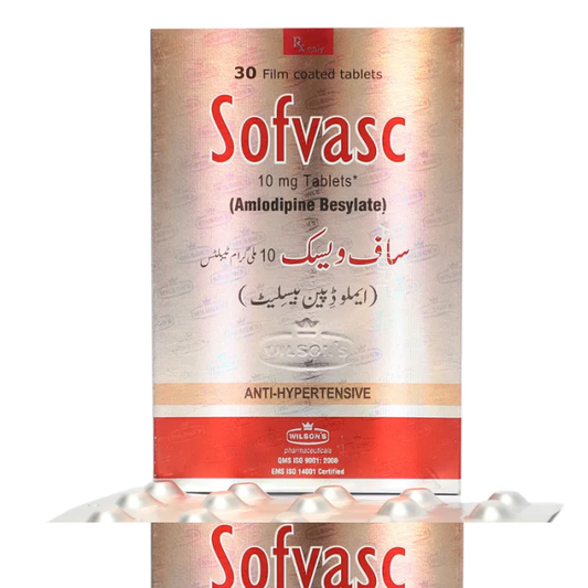 Sofvasc 10mg Tablets.