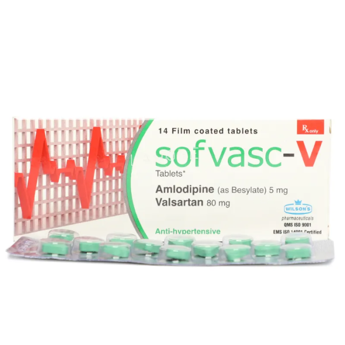Sofvasc V 5 80mg Tablets
