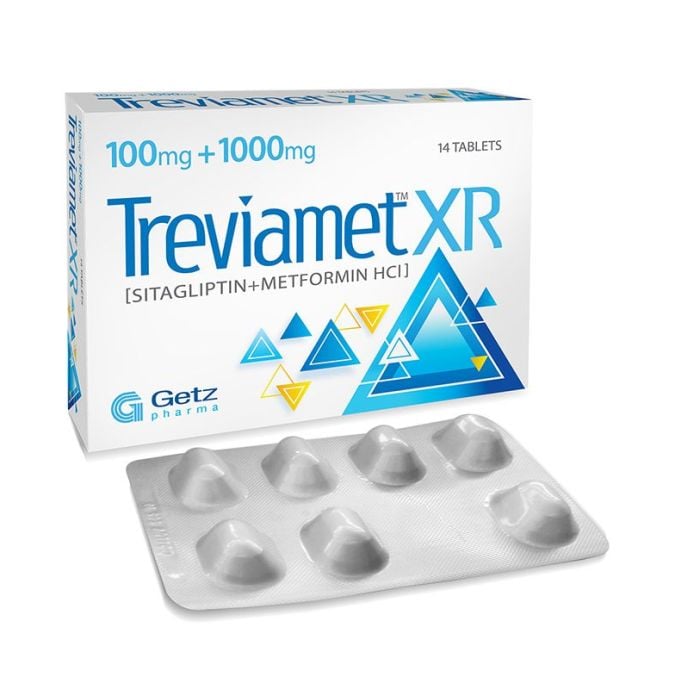 Treviamet Xr 100mg 1000mg