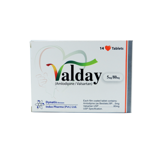 Valday 5 80mg Tablets 14s