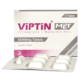 Viptin Met 50mg 850mg Tablets 14s