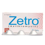 Zetro 500mg Tablets 6s