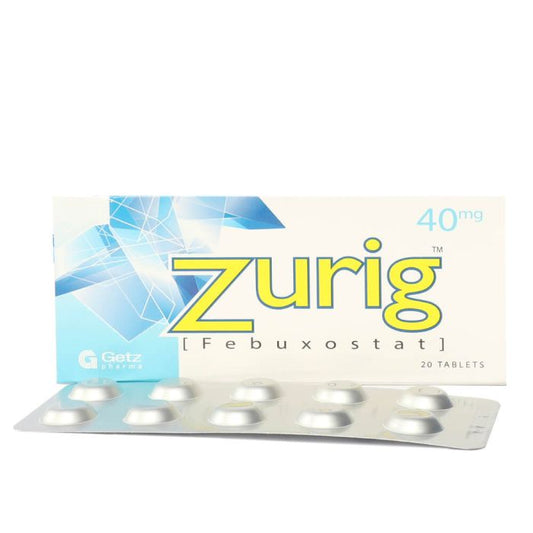 Zurig 40mg Tablets